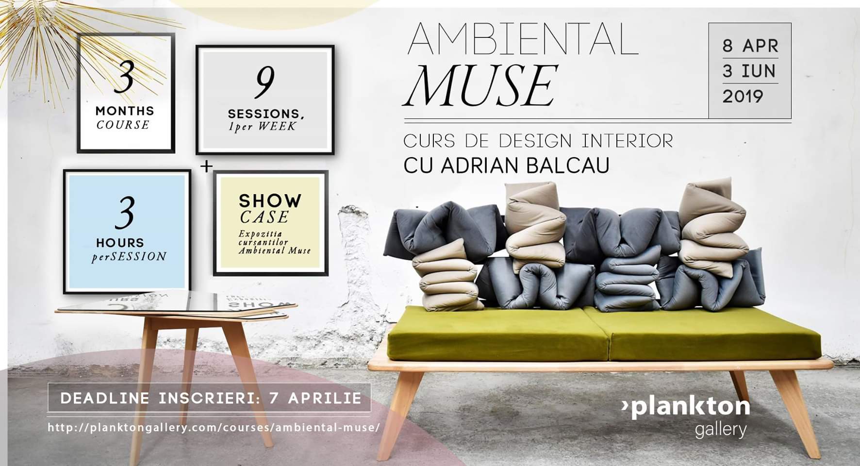 Ambiental Muse – Curs de design interior cu Adrian Balcău