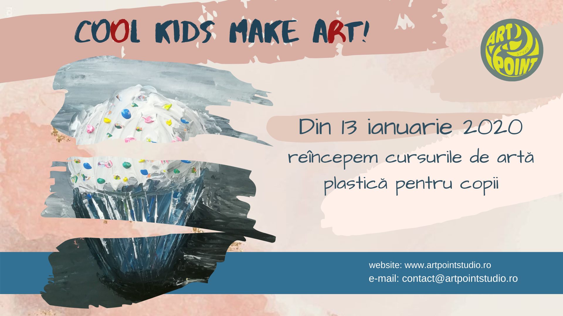 Cool Kids make ART! Cursuri de artă plastică copii