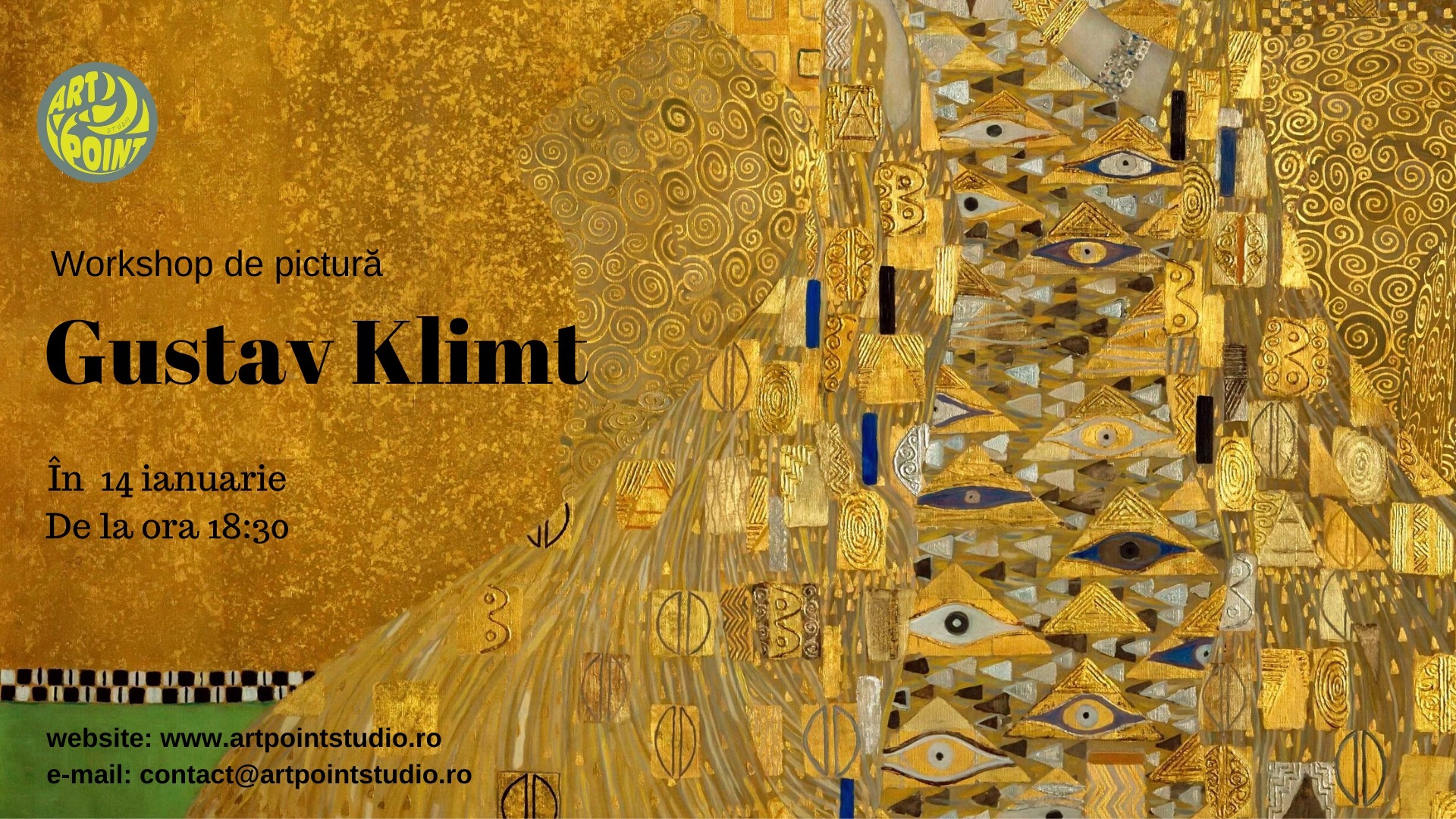 Workshop de pictura inspirat de Gustav Klimt