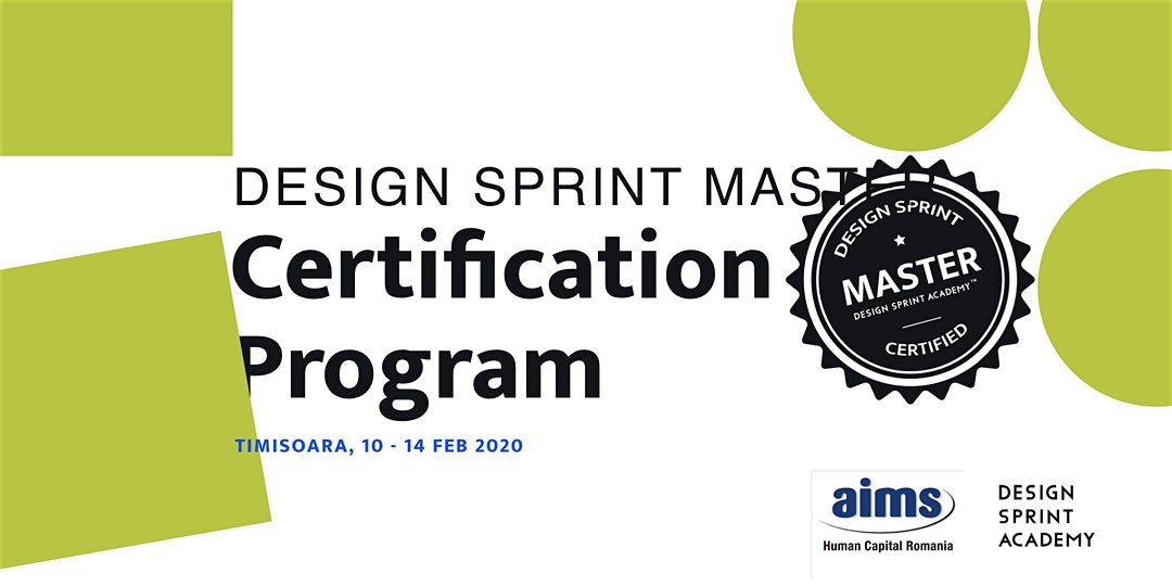 Design Sprint Master Certification Program