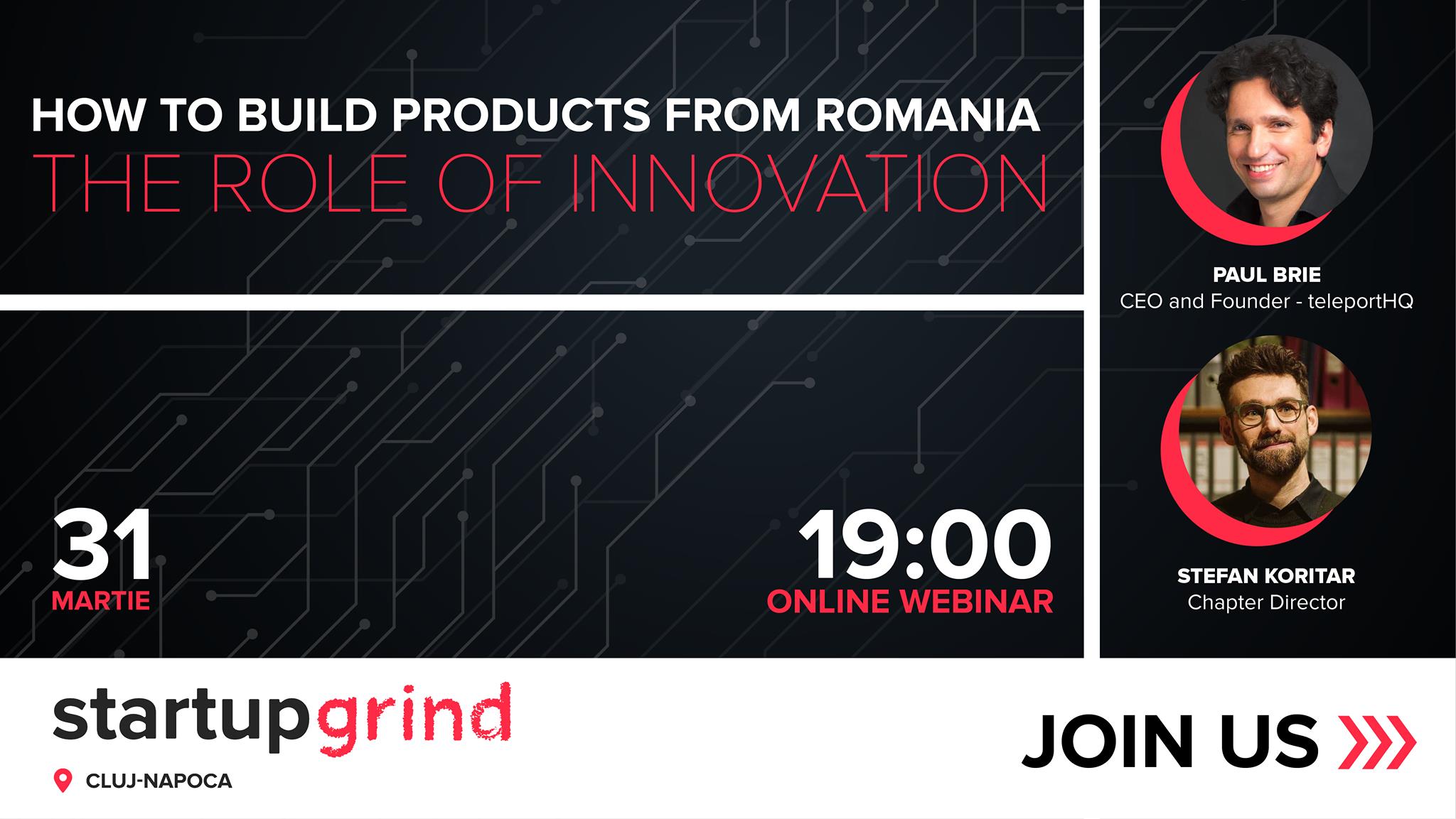 How to build products from Romania – The role of innovation