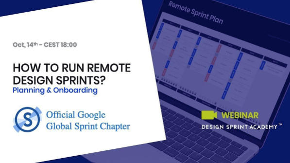 Remote Design Sprints: Planning and Onboarding (webinar)