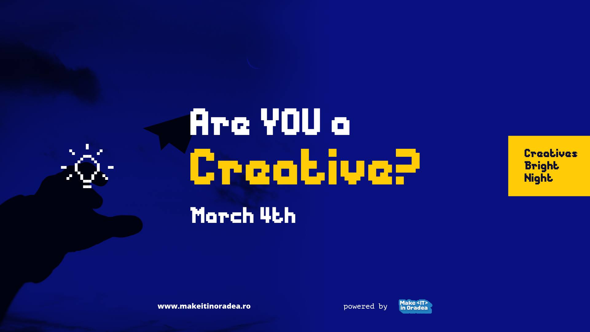 Virtual Bright Night #4 – idea pitching event for creatives
