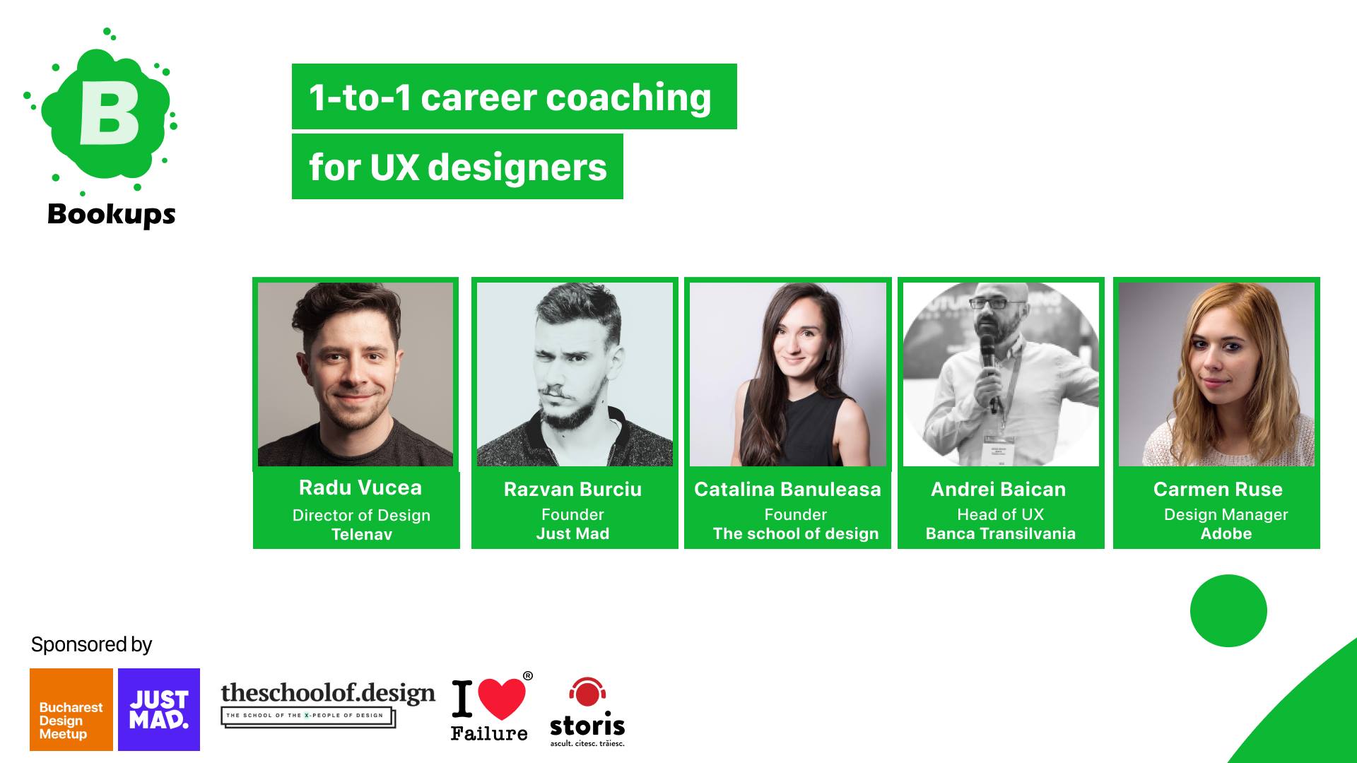 1-to-1 career coaching for UX designers