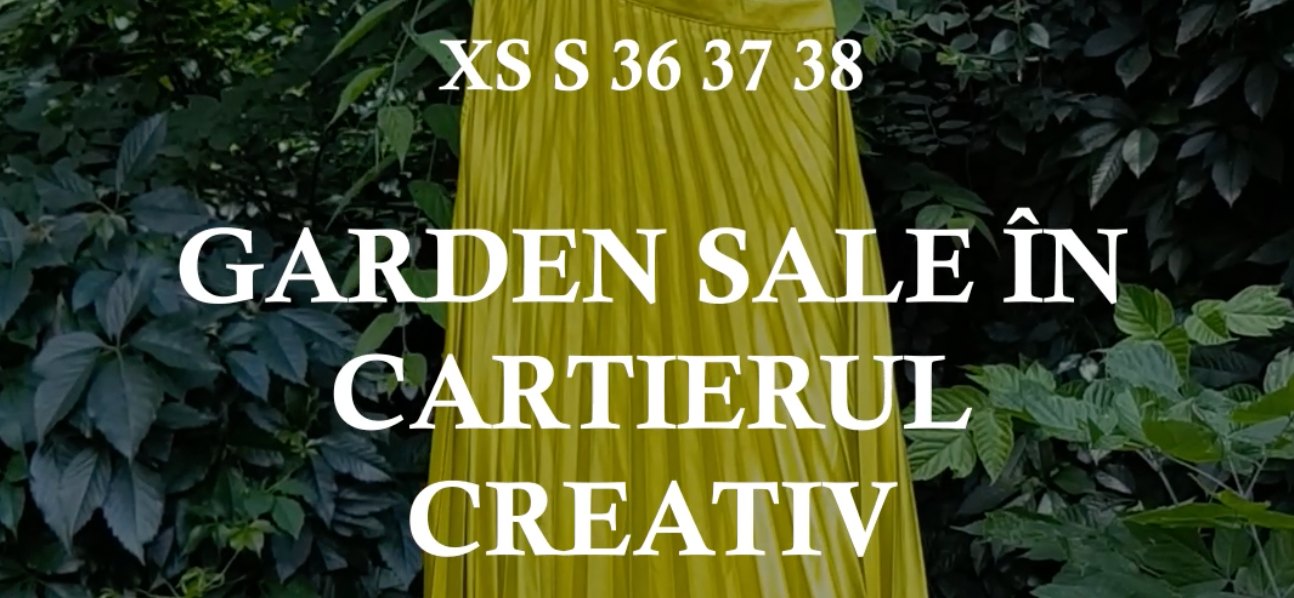 Garden Sale în Cartierul Creativ