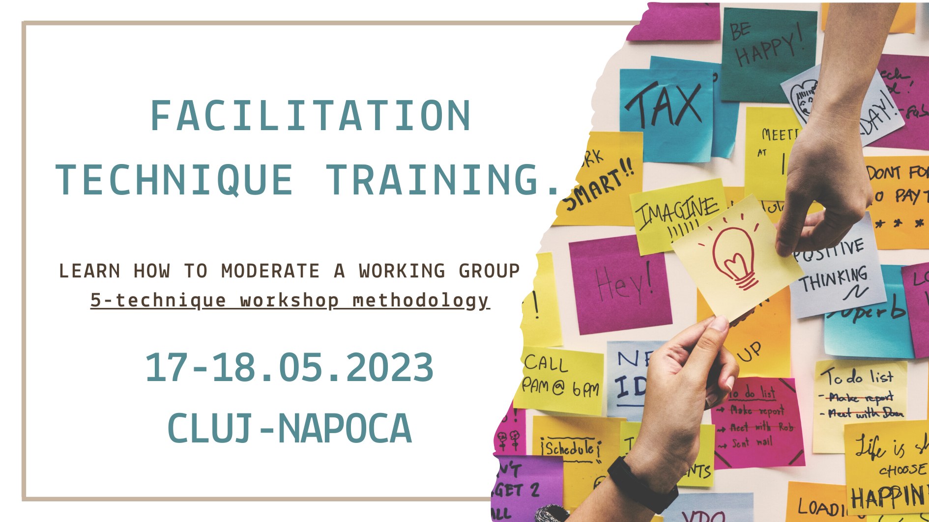 Facilitation Technique Training – How to moderate a working group