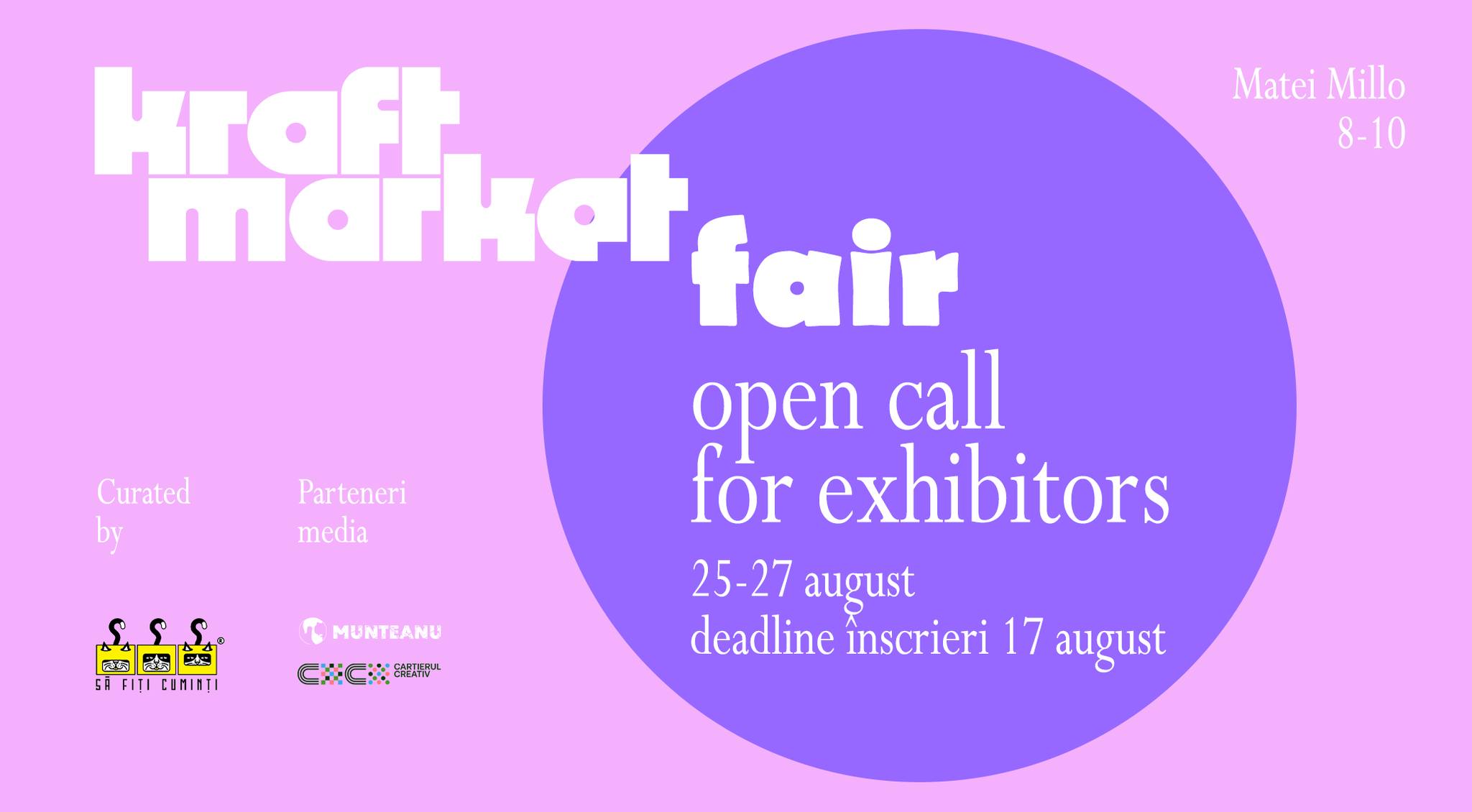 Open Call for Exhibitors: Kraft Market Fair